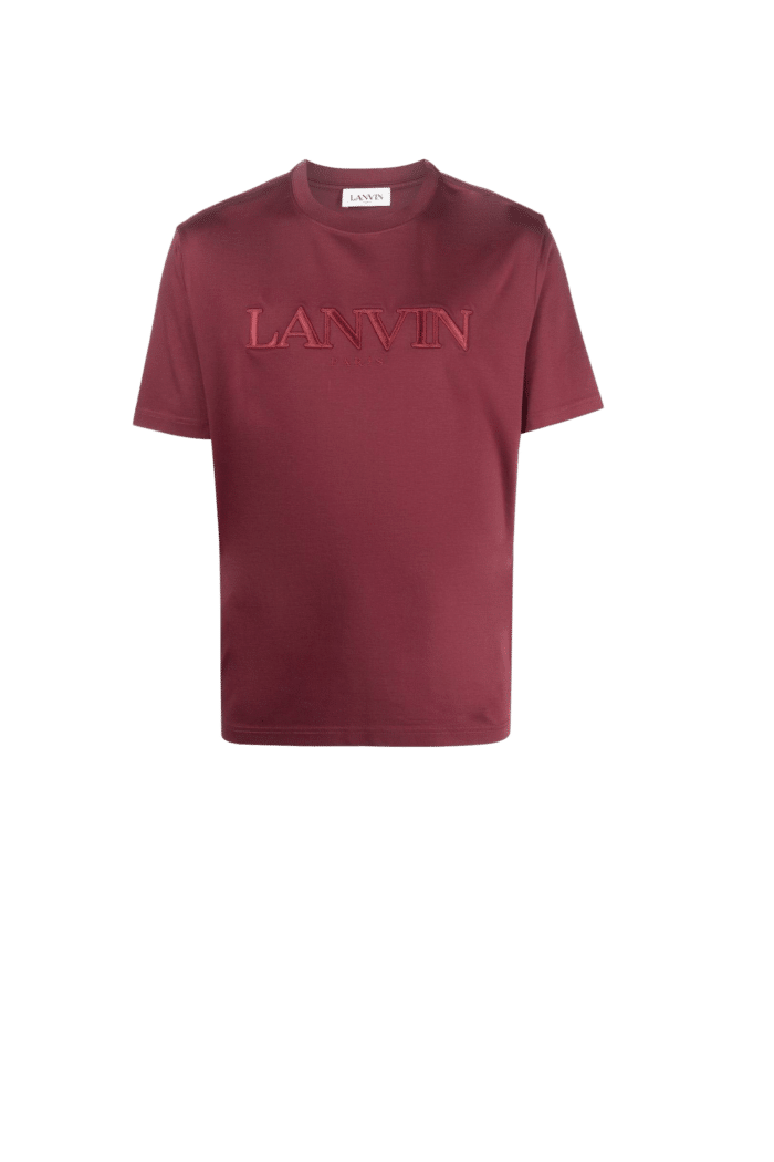 Tee-Shirt Bordeaux Brodé Lanvin Paris3