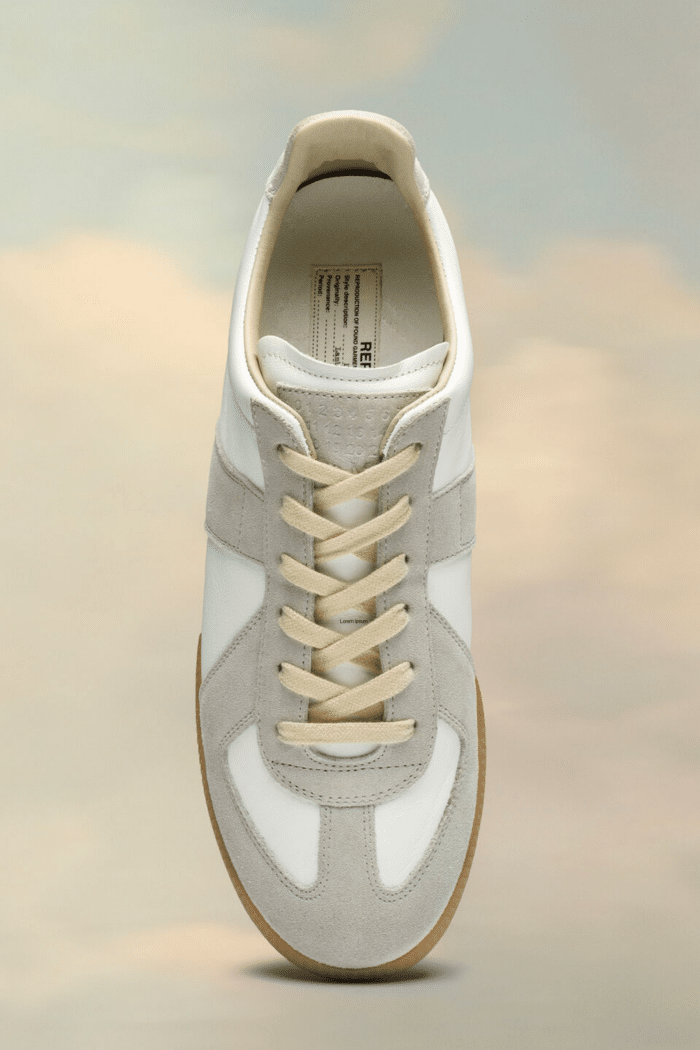 Sneakers Replica Blanc Gris