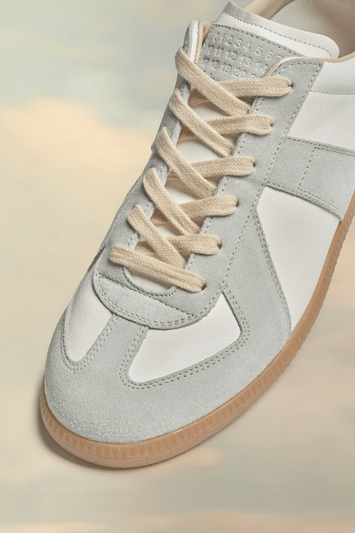 Sneakers Replica Blanc Gris3