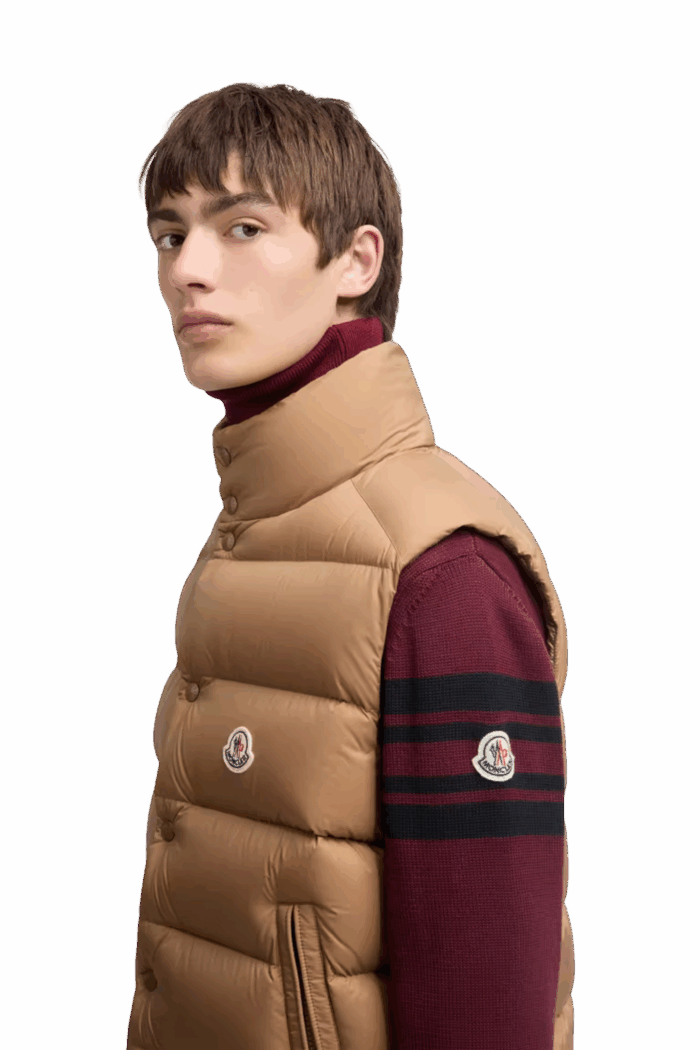 Doudoune Sans Manches Tibb Beige