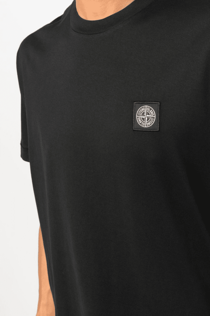 Tee-Shirt Jersey Coton Noir3