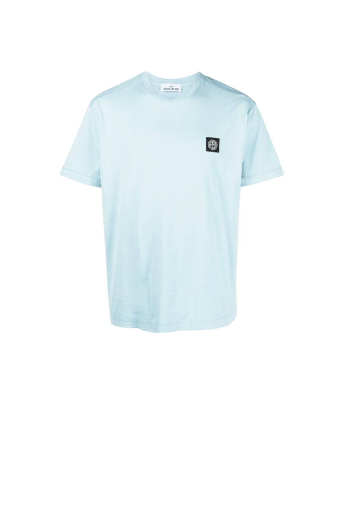 Tee-Shirt Jersey Coton Bleu Clair