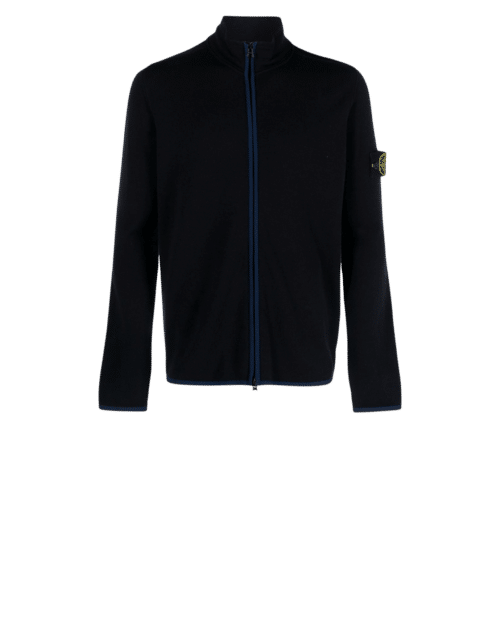 Sweatshirt Zippé Compass Bleu 3