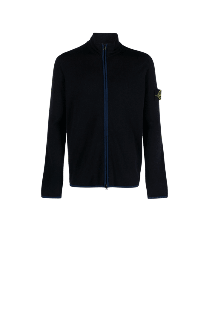 Sweatshirt Zippé Compass Bleu 3