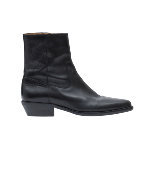 Boots Cuir Noir Okuni 5