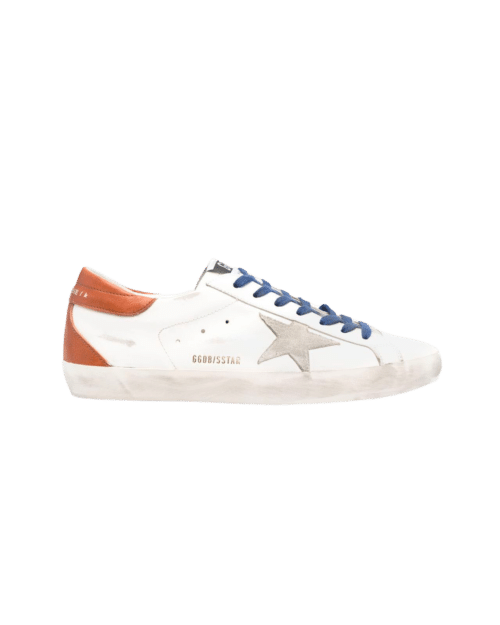 Sneakers Super-Star Blanc Marron Bleu 1