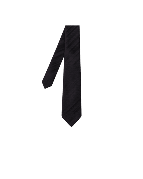 Cravate "Shadow Stripe" noir 1