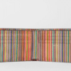 Portefeuille Intérieur Signature Stripe Cuir Noir 2