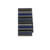 Écharpe Stripe Laine Bleu Marine