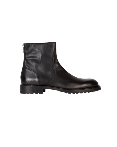 Boots "Falk" Cuir Noir 1