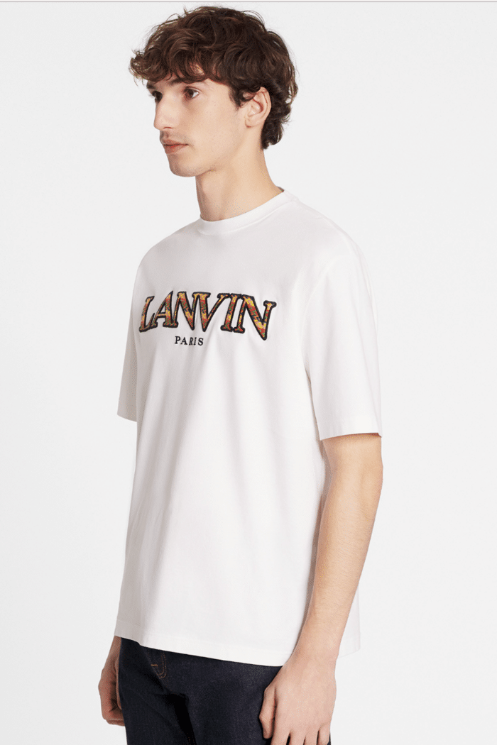 Tee-Shirt Lanvin Curb Blanc3