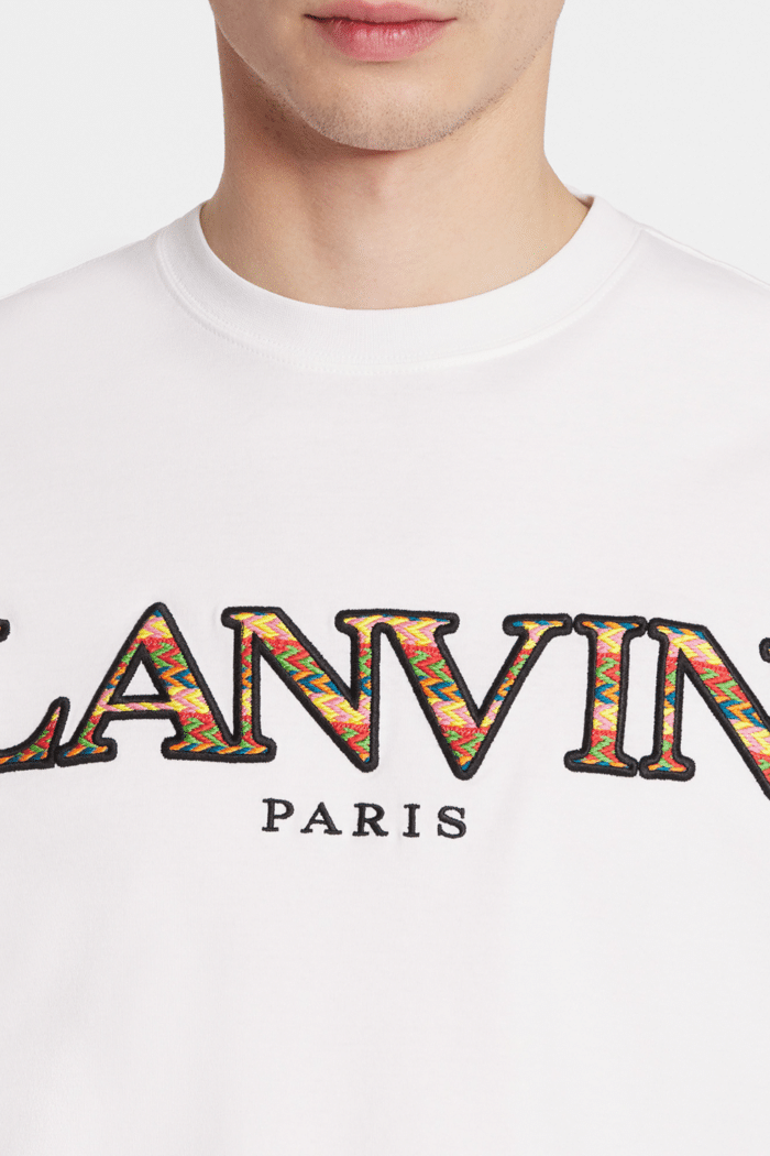 Tee-Shirt Lanvin Curb Blanc4