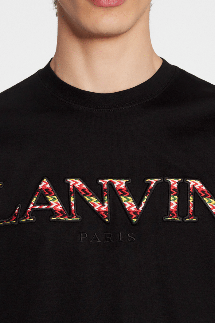 Tee-Shirt Lanvin Curb Noir 4