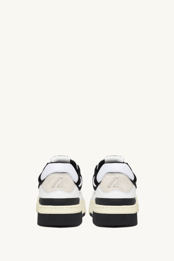 Sneakers CLC Cuir Blanc Noir4