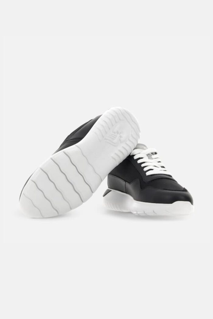 sneakers noir blanc argent