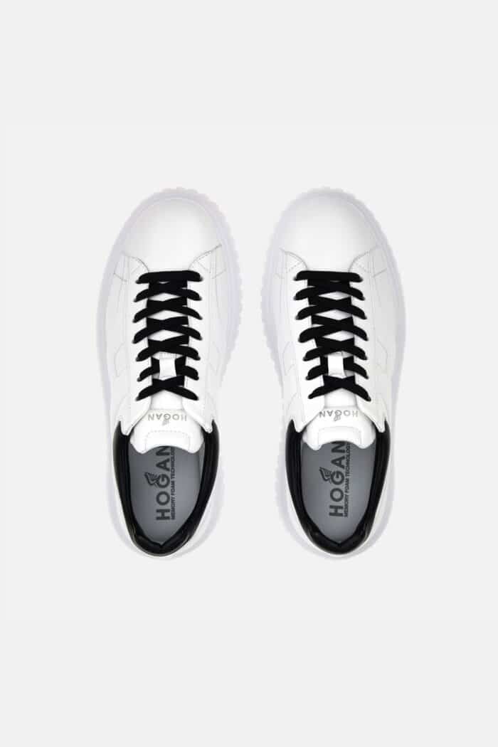 Sneakers H-Stripes Noir Blanc