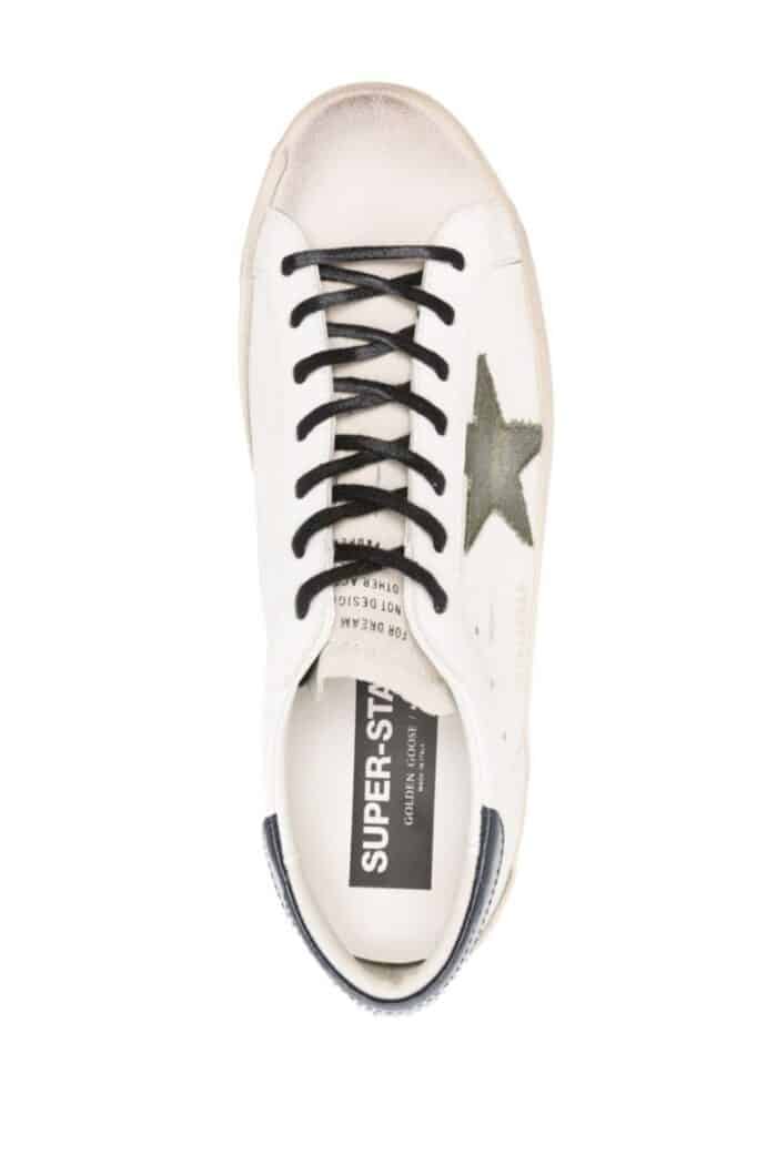 Sneakers Super-Star Blanc Vert Bleu