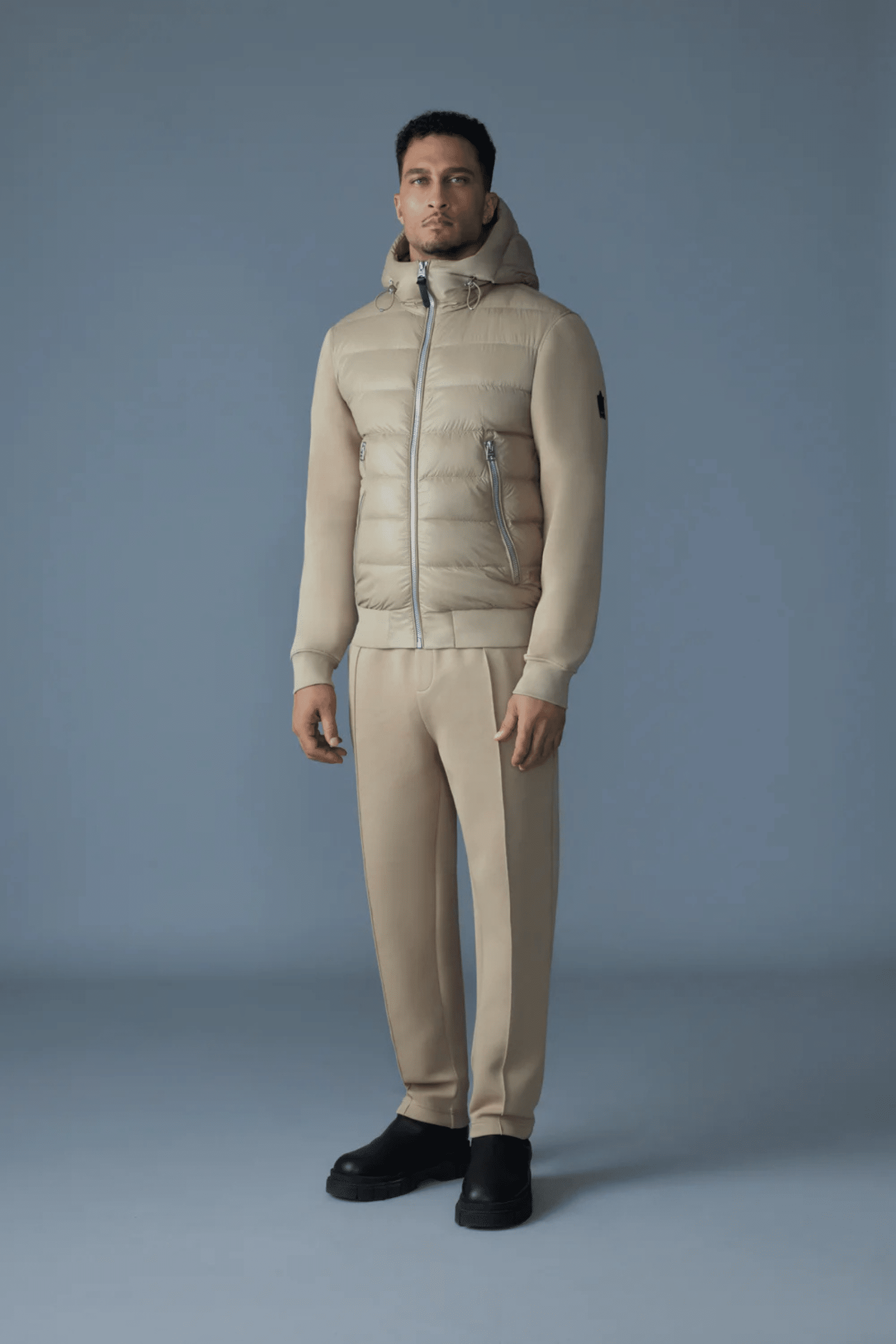 Doudoune Bi-Matière FRANK-R Camel