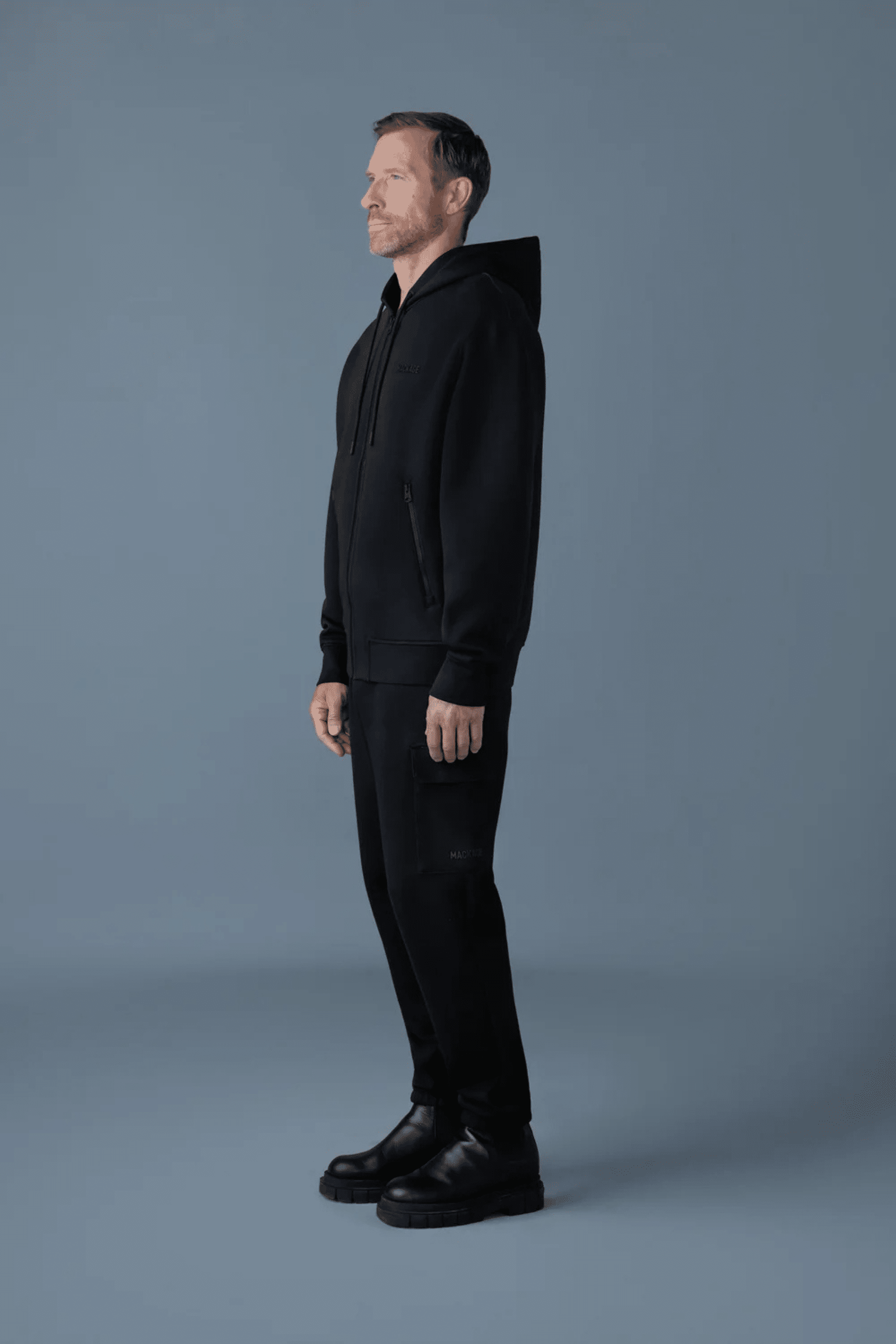 Sweat Capuche KRYSTOS Noir