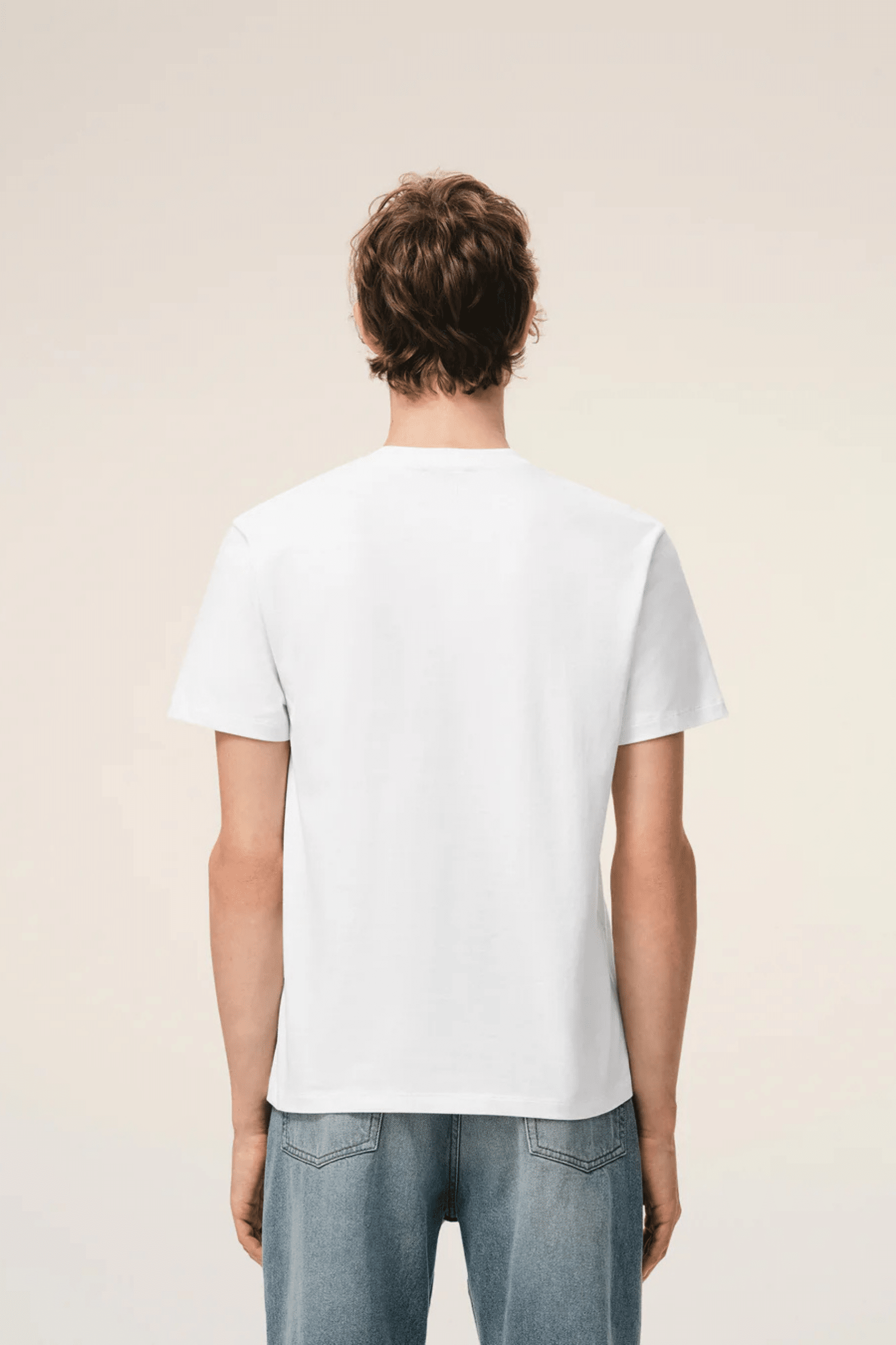 Tee-Shirt Blanc Cœur Rouge