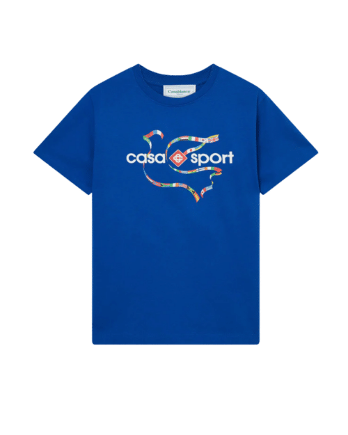 tee-shirt Drapeau de colombes bleu