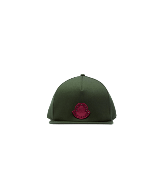 Casquette de Baseball Verte logo rouge