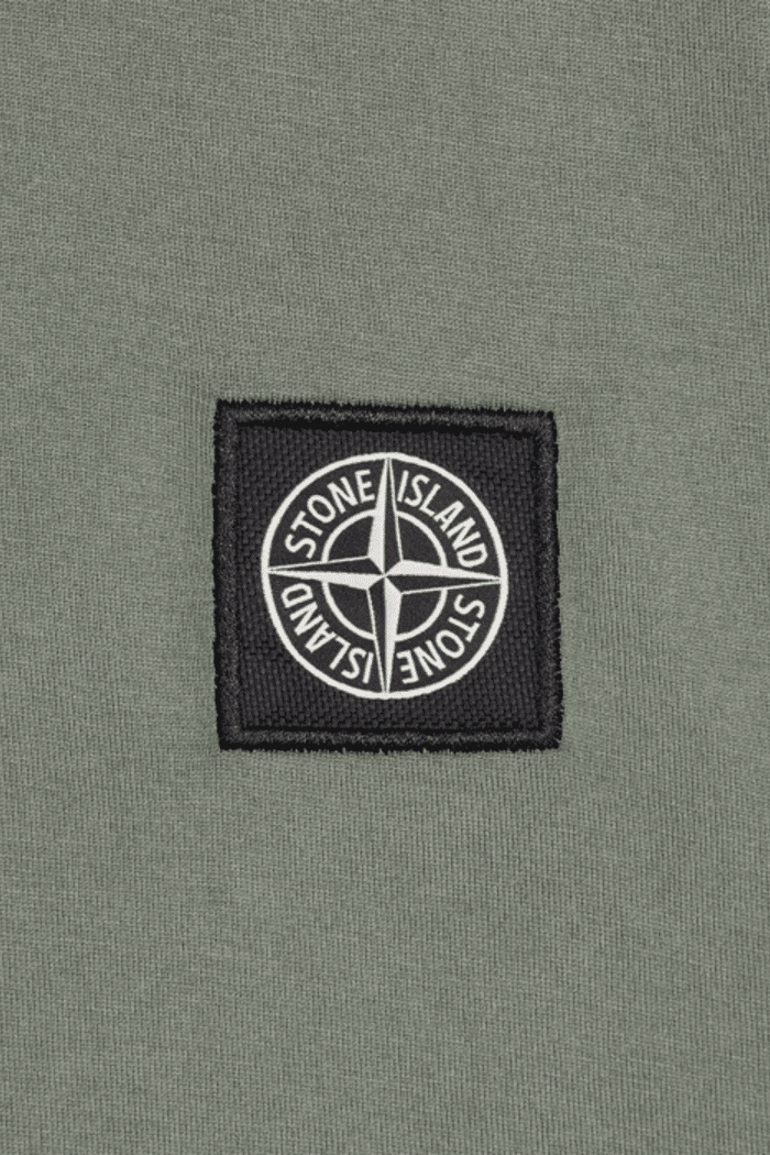 Tee-Shirt Coton vert mousse Logo