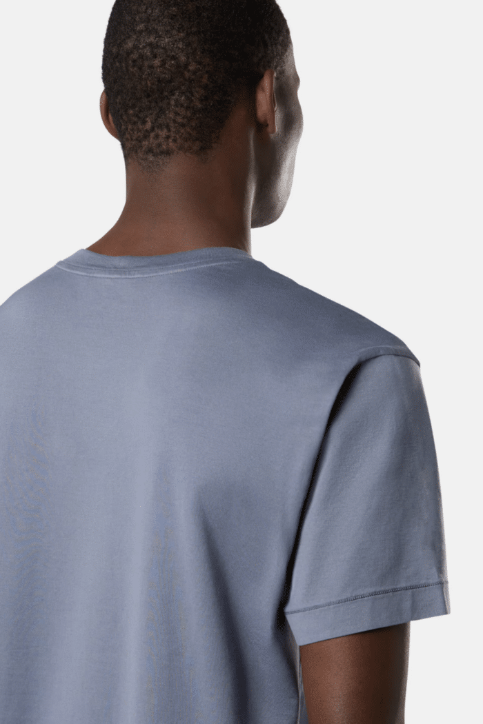 Tee-Shirt Coton Bleu Moyen Logo