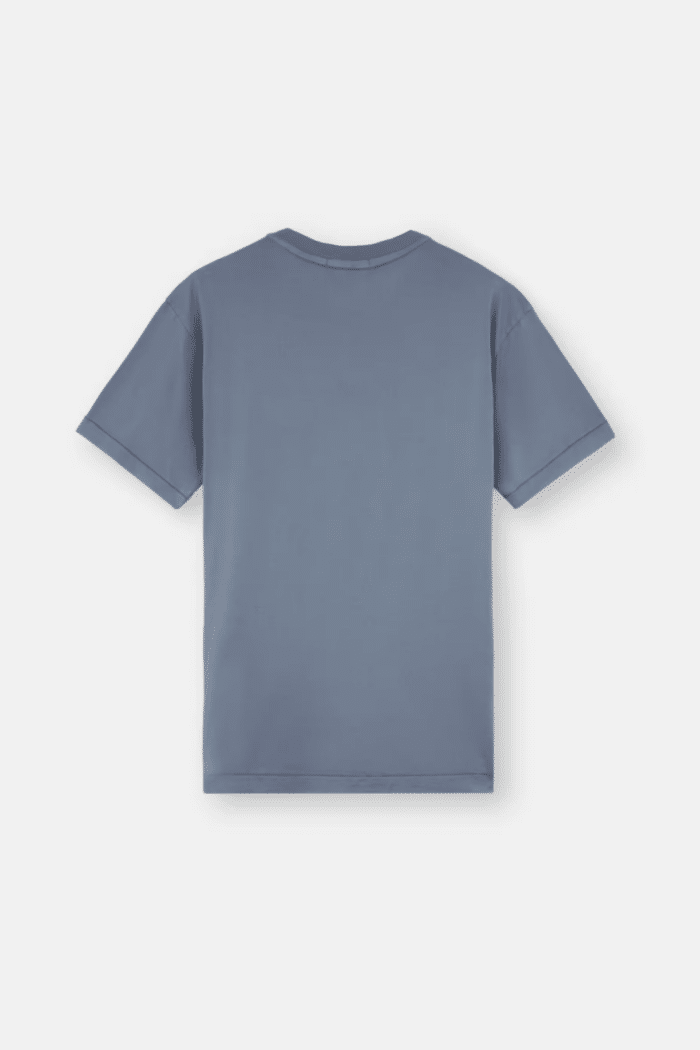 Tee-Shirt Coton Bleu Moyen Logo