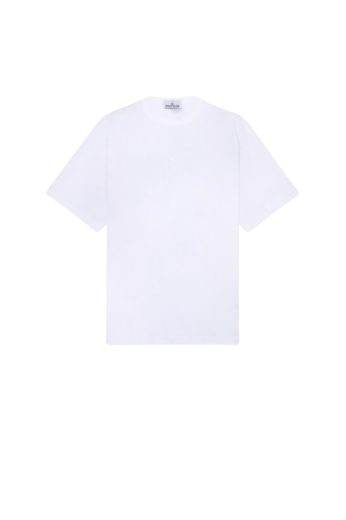 Tee Shirt Coton Blanc Effet Usé