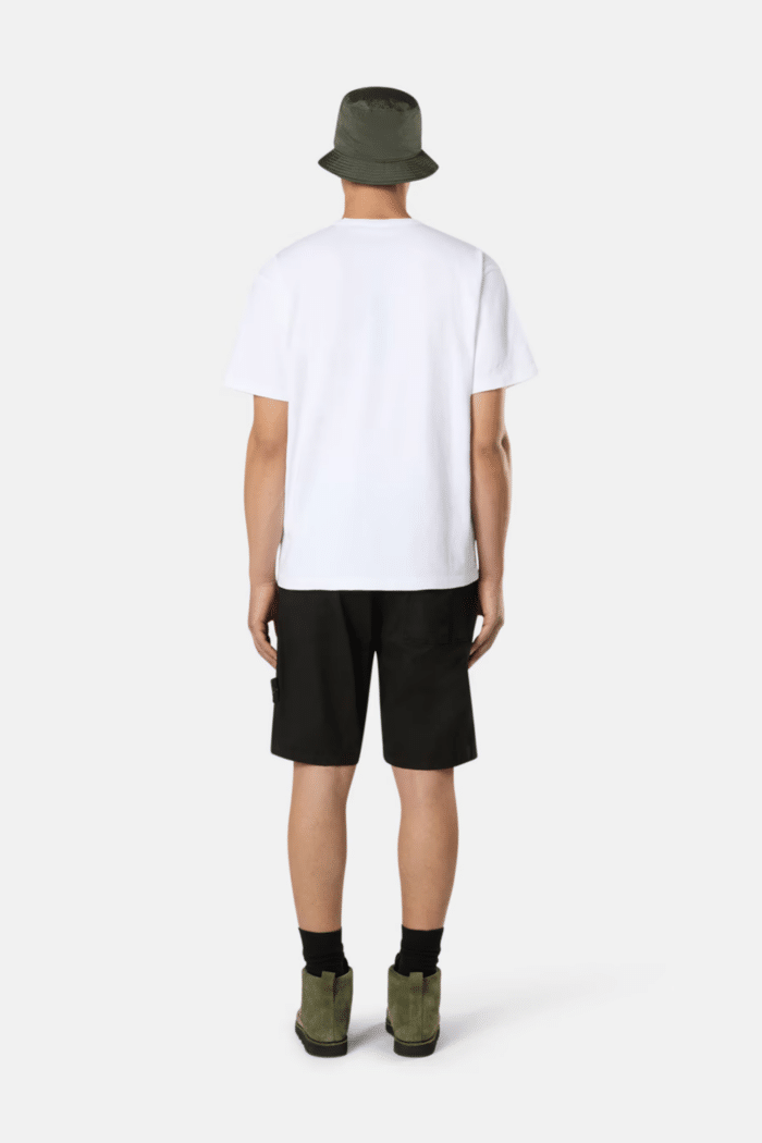 Tee Shirt Coton Blanc Effet Usé