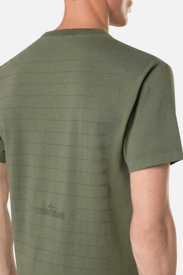 Tee-Shirt « Seasonal Quilting» Vert Mousse