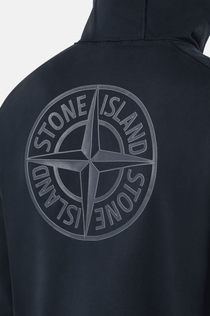 Sweat Capuche Marine « Institutional Two »