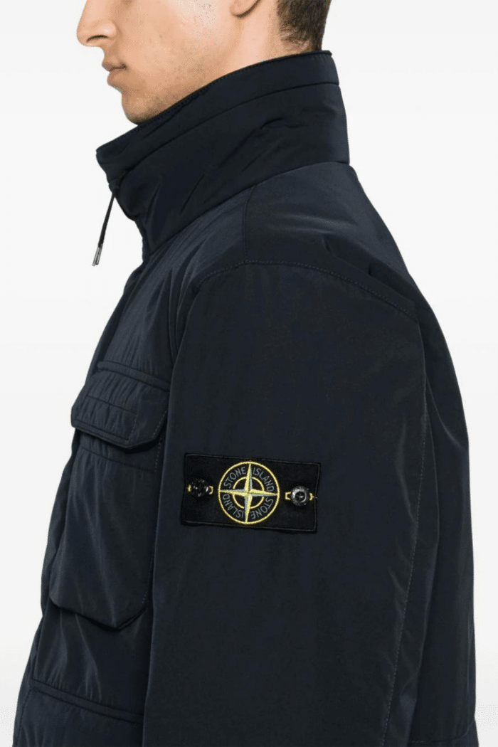 Veste Matelassée Polyester Marine