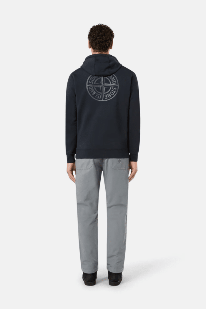 Sweat Capuche Marine « Institutional Two »