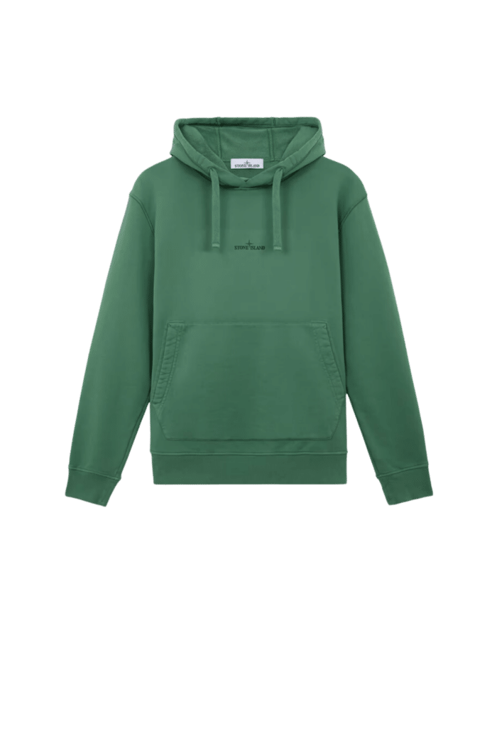 Sweat Capuche Vert Sauge « Institutional Two »