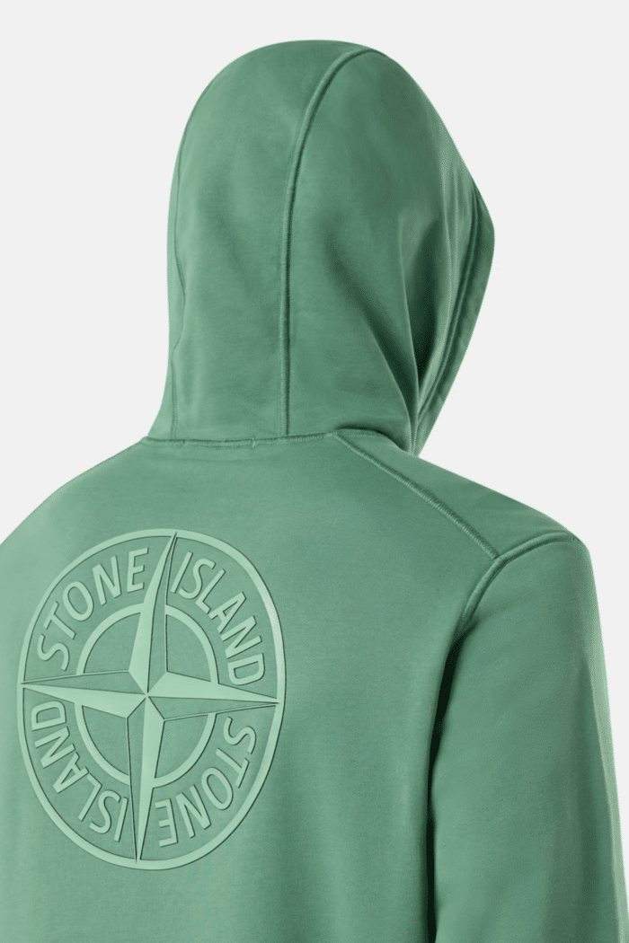 Sweat Capuche Vert Sauge « Institutional Two »