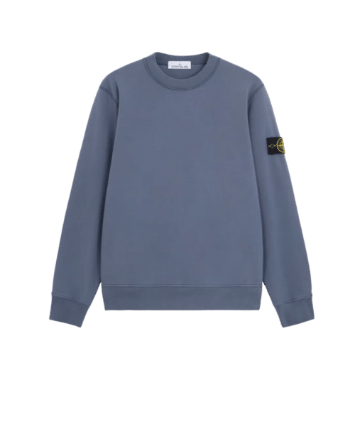 Sweat Coton Bleu Moyen Logo