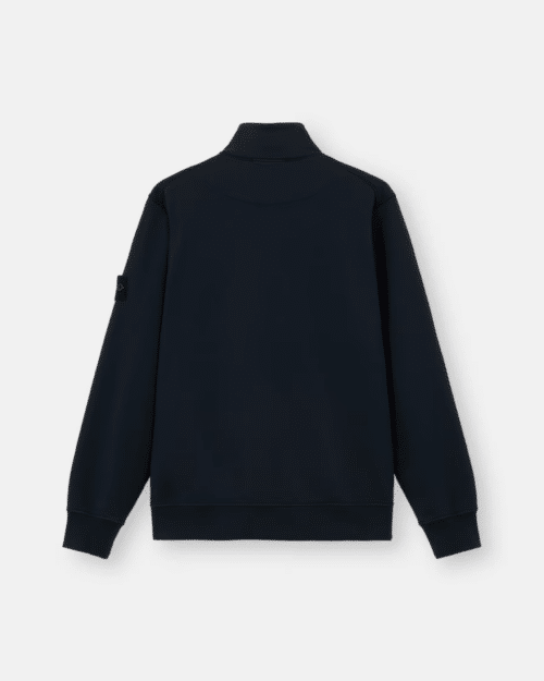 Sweat Zippé Coton Noir