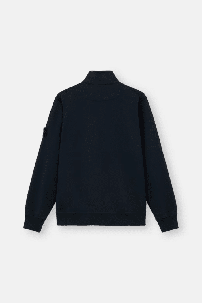 Sweat Zippé Coton Noir