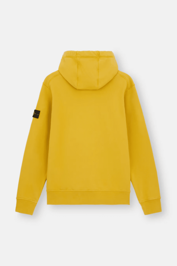 Sweat Capuche Coton Moutarde