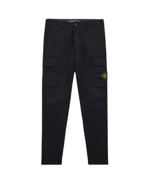 Pantalon Cargo Coton Supima Noir