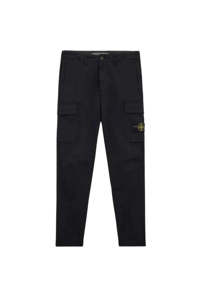 Pantalon Cargo Coton Supima Noir