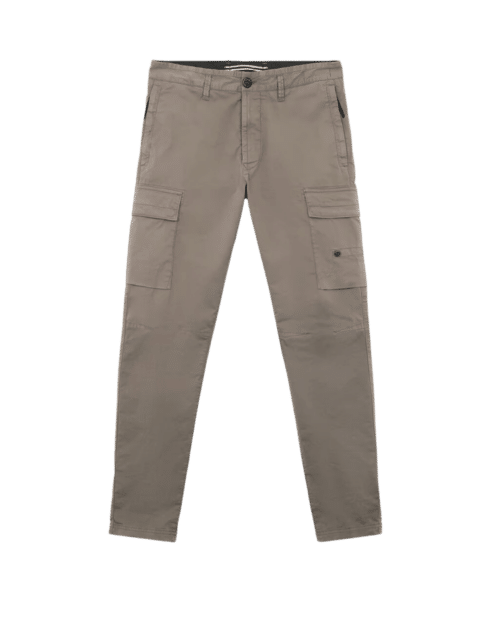 Pantalon Cargo Coton Supima Coquille de Noix