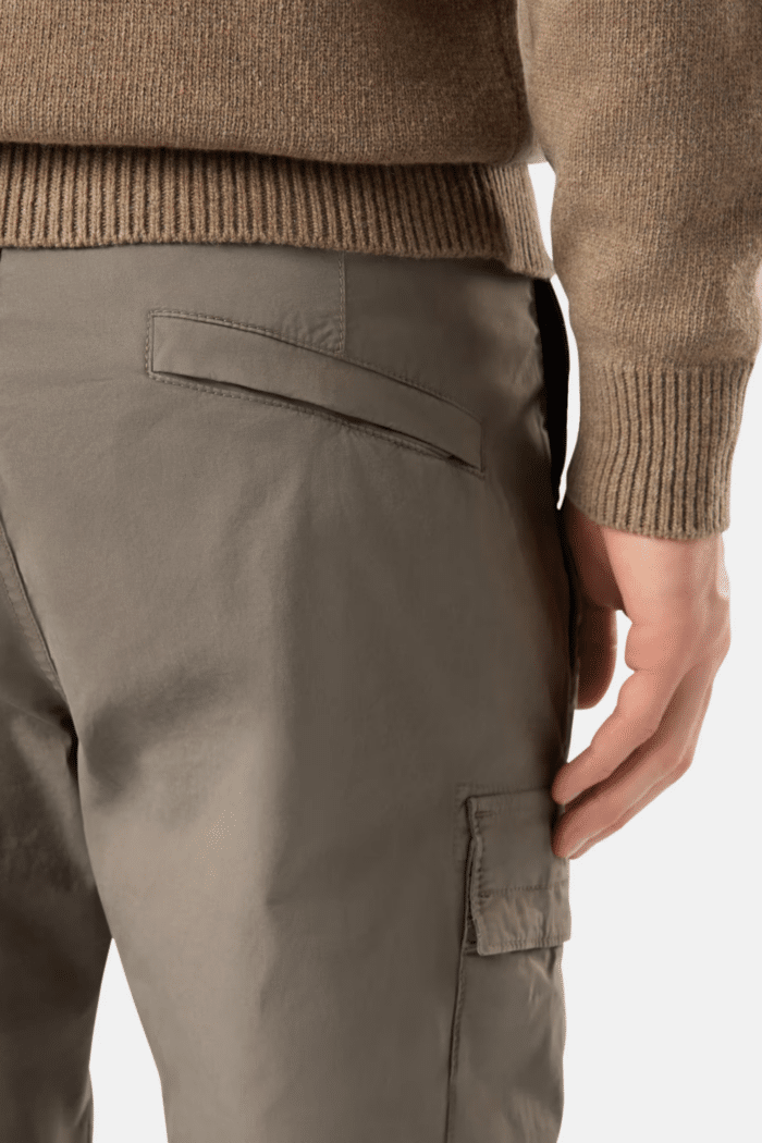 Pantalon Cargo Coton Supima Coquille de Noix