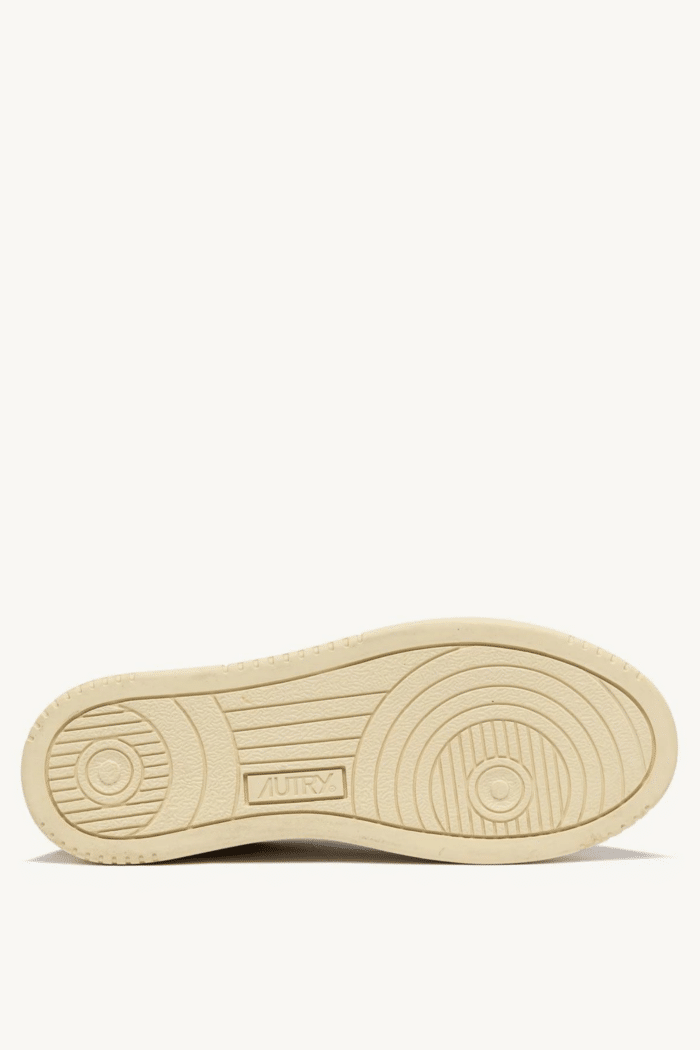 Sneakers Medalist Beige Vert et Lettrage