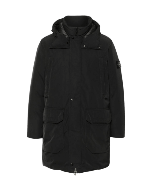 Manteau Micro Twill Noir