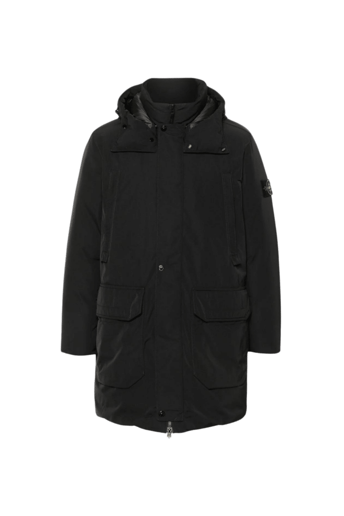 Manteau Micro Twill Noir