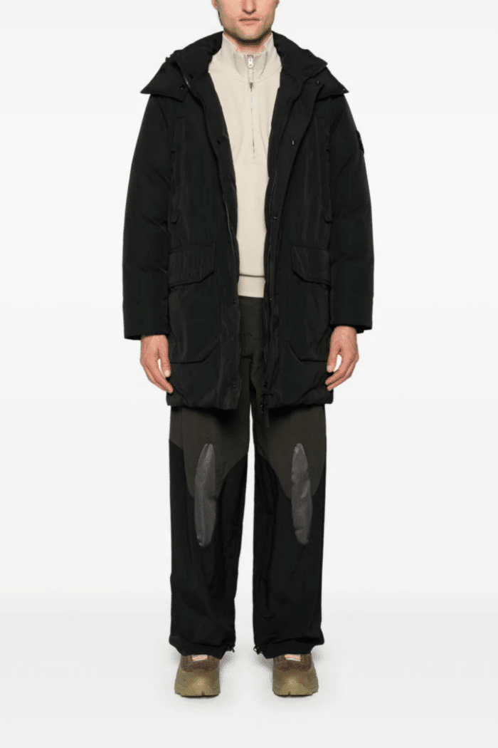 Manteau Micro Twill Noir