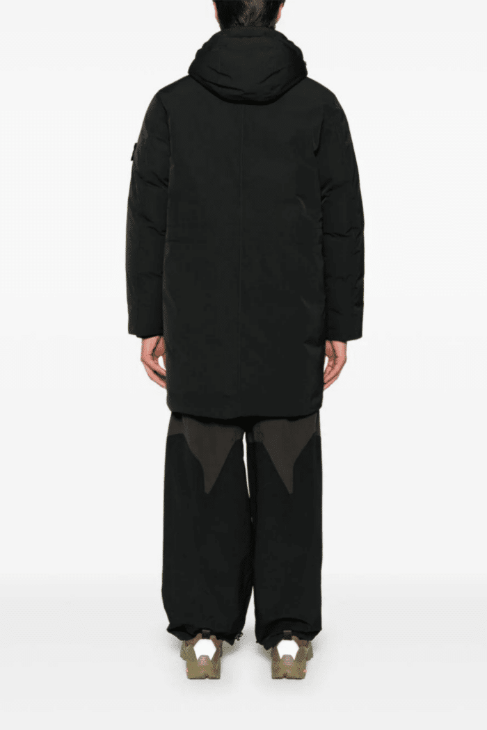 Manteau Micro Twill Noir